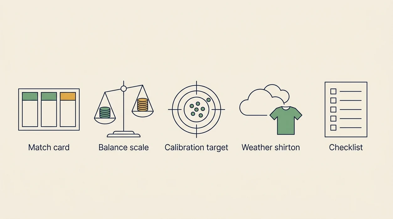A simple icon diagram shows the steps for checking football probabilities before trusting them.