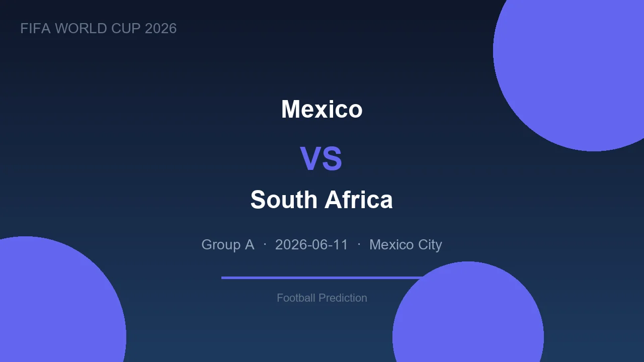 Mexico vs South Africa live - World Cup 2026