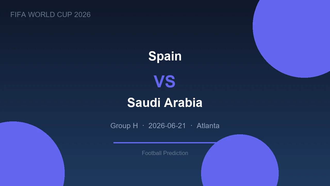 Spain vs Saudi Arabia highlights - World Cup 2026