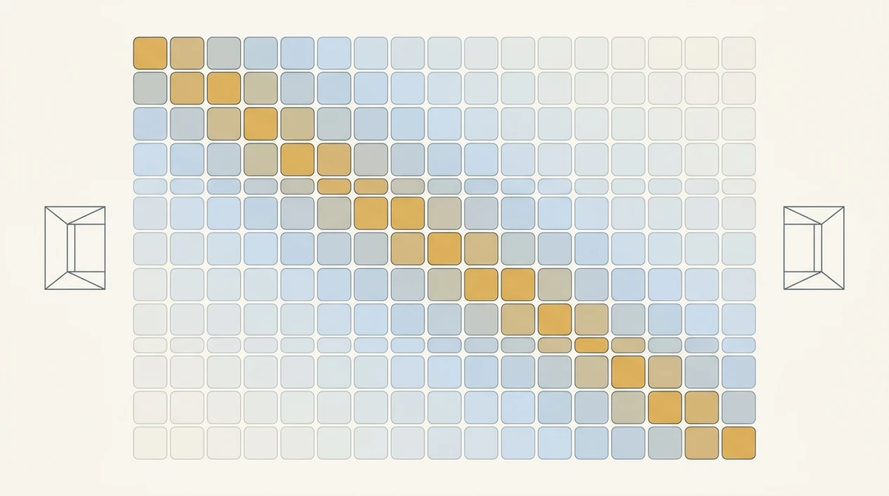 A clean scoreline probability grid highlights the diagonal cells that represent possible draw outcomes.